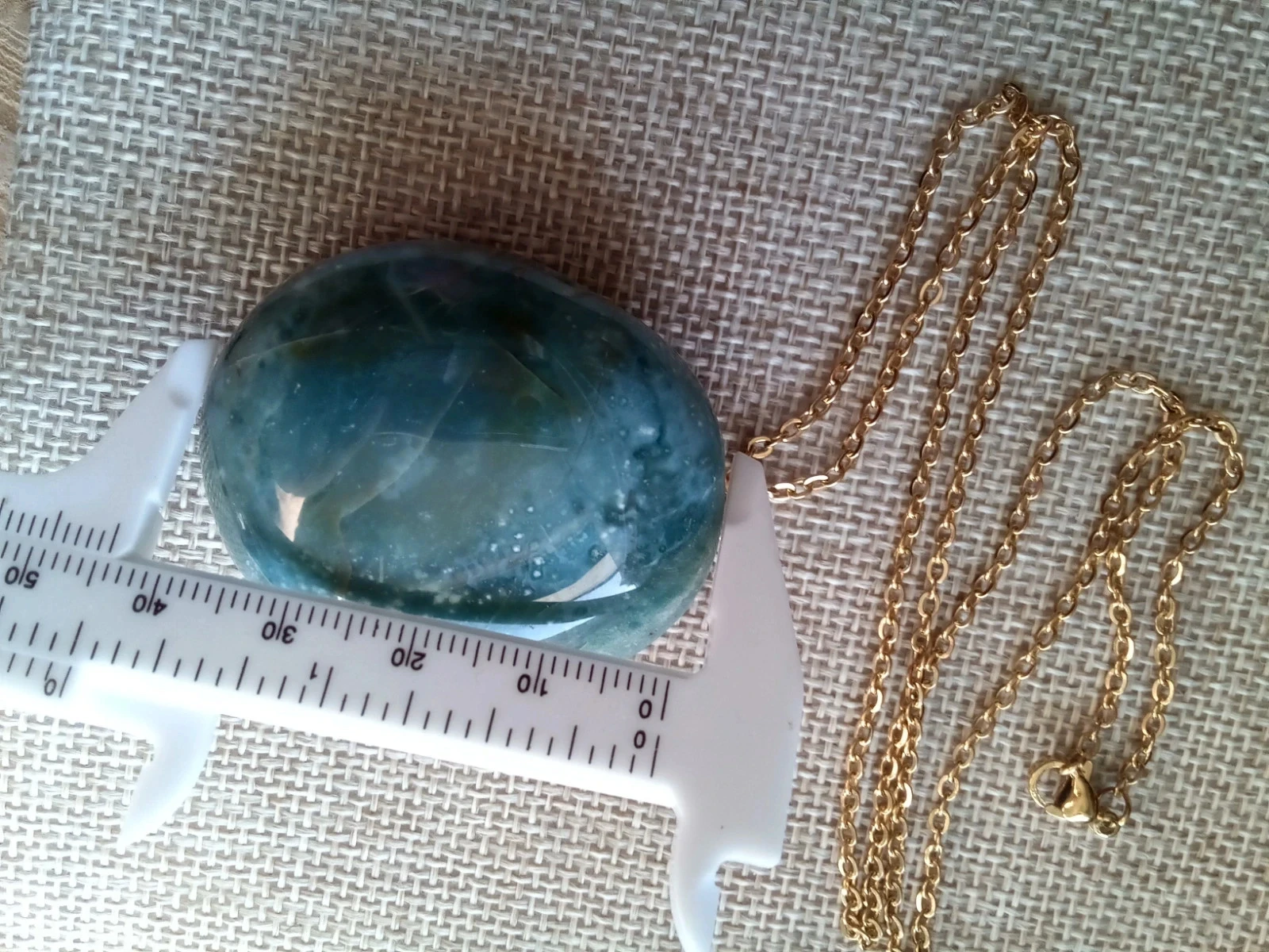 Collier pierre naturelle d'agate indienne – photo 3